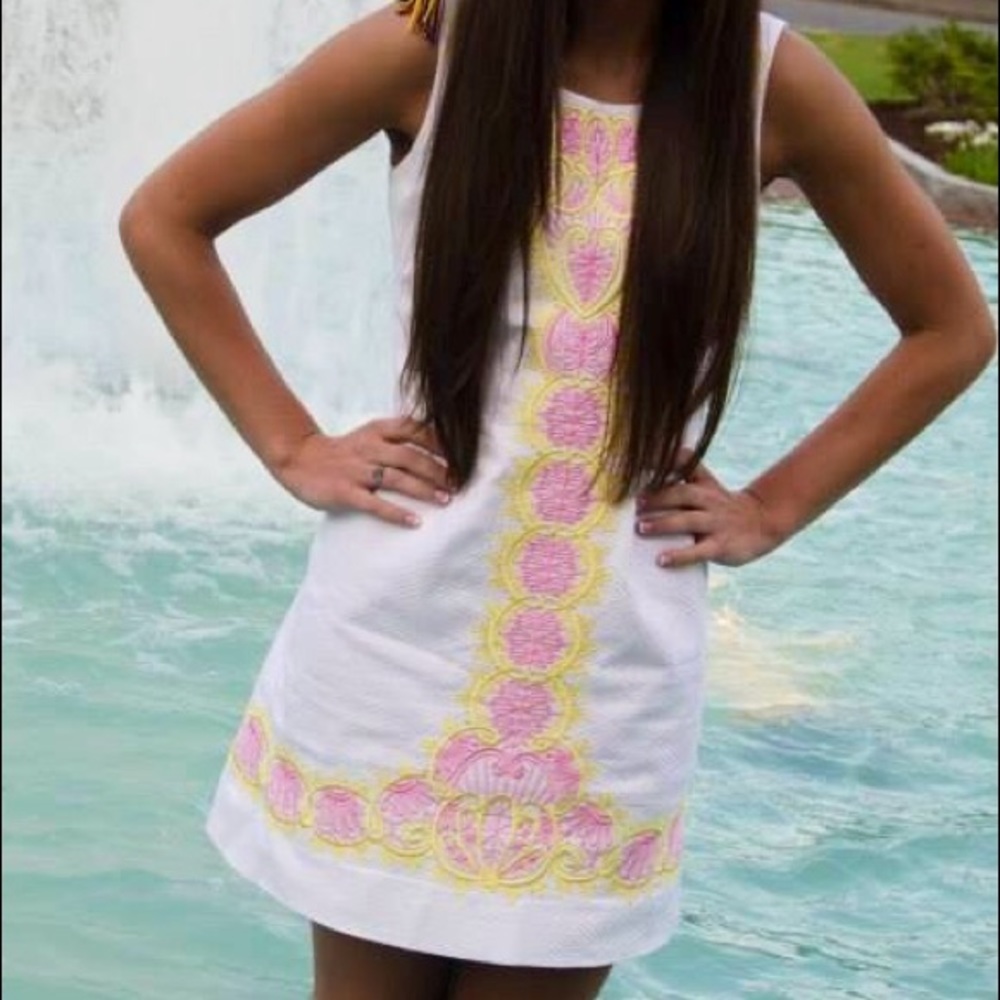 Lilly Pulitzer Embroidered Delia Shift Dress